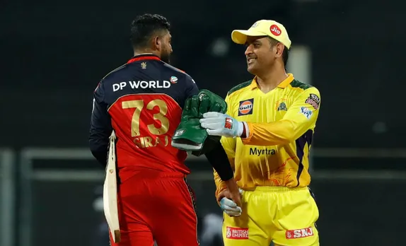 MS Dhoni - Mohammed Siraj