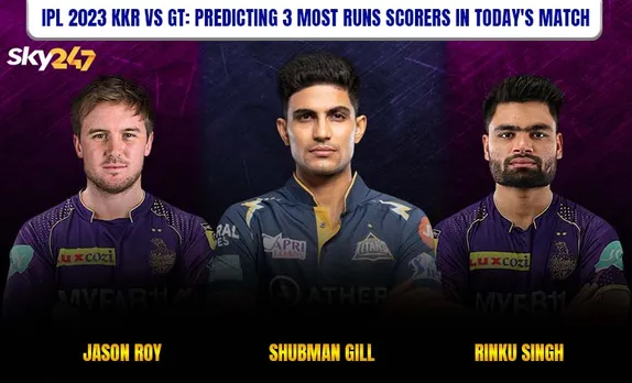 KKR vs GT, IPL 2023: 3 most run scorers in today's match