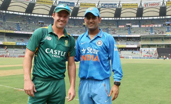 AB de Villiers and MS Dhoni