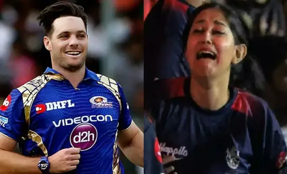 Mitchell McClenaghan and RCB fan