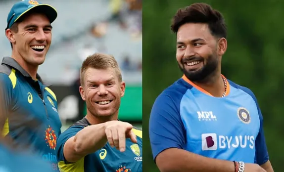 David Warner, Pat Cummins, and Rishabh Pant
