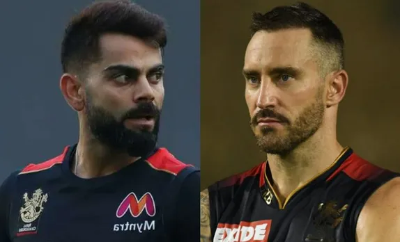 Virat Kohli and Faf du Plessis