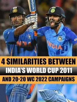 4 similarities between India’s World Cup 2011 and 20-20 World Cup 2022 Campaigns