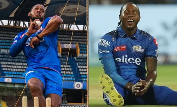 Chris Jordan and Jofra Archer (Source - Twitter)