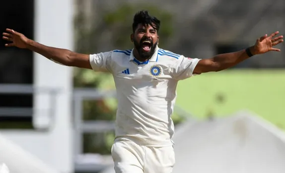 Mohammed Siraj vs WI, 2nd Test