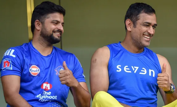 Suresh Raina and MS Dhoni