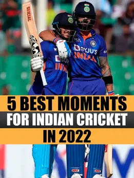 5 best moments for Indian cricket in 2022.