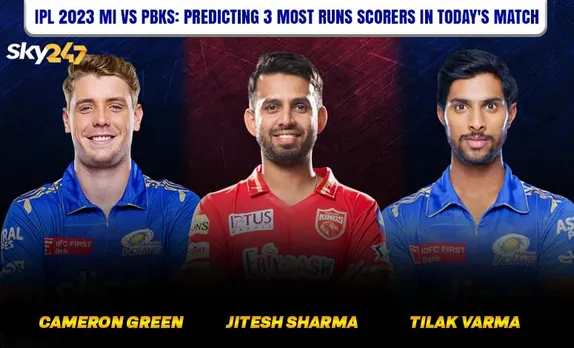 MI vs PBKS, IPL 2023: 3 most run scorers in today's match