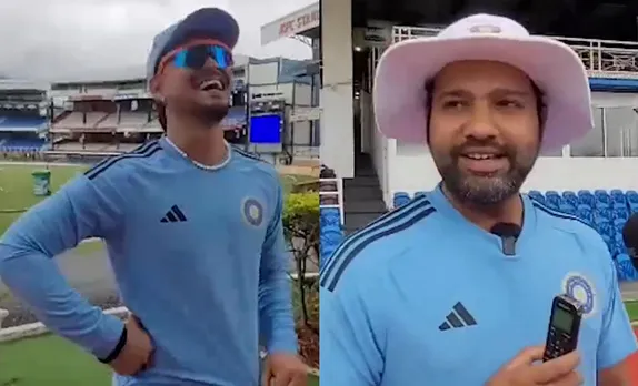 Ishan Kishan and Rohit Sharma ahead of 2nd Test vs WI