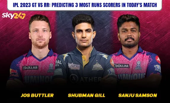 GT vs RR, IPL 2023: 3 most run scorers in today's match