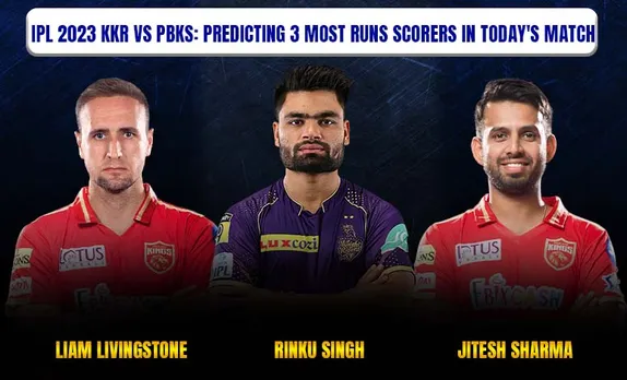 KKR vs PBKS, IPL 2023: 3 most run scorers in today's match