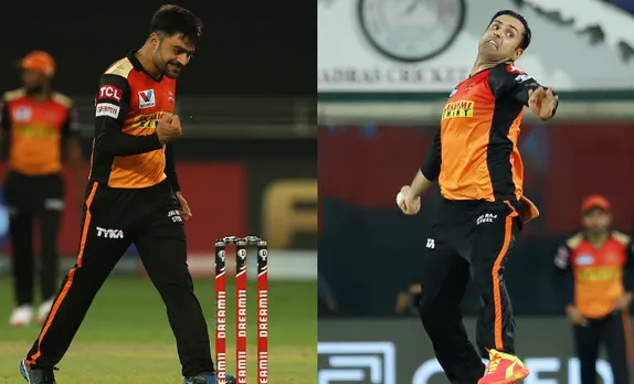 Rashid Khan and Mohammad Nabi