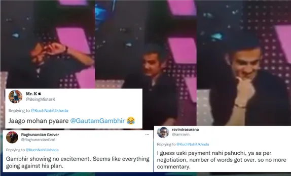 Gautam Gambhir found sleepy during India-Pakistan clash