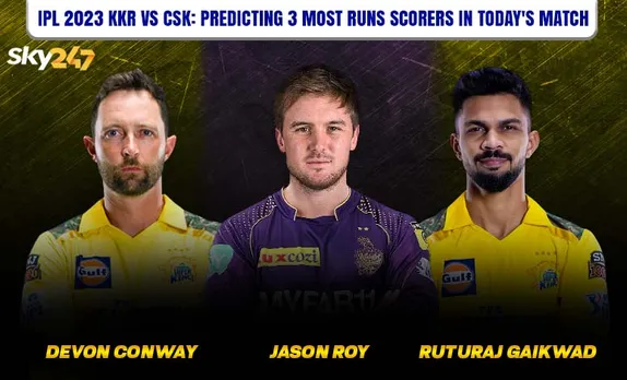 KKR vs CSK, IPL 2023: 3 most run scorers in today's match