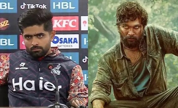 Babar Azam and Allu Arjun