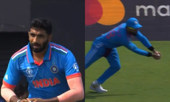 Jasprit Bumrah and Virat Kohli 