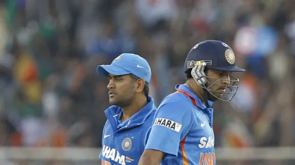 Yuvraj Singh and MS Dhoni 