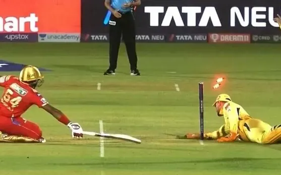 MS Dhoni. (Photo Source: Hotstar)