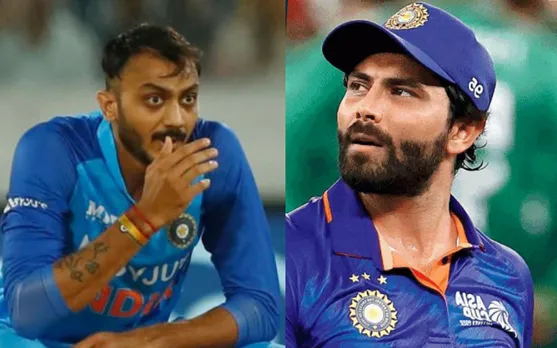 Axar Patel na Ravindra Jadeja (Source: Twitter)'