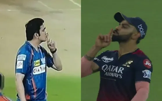 विराट कोहली गौतम गंभीर LSG vs RCB