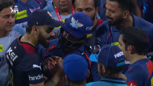LSG vs RCB विराट कोहली गौतम गंभीर