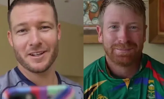 David Miller and Heinrich Klaasen (Source: Twitter)