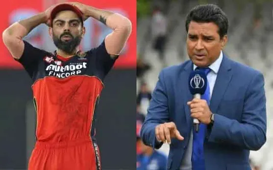 Virat Kohli and Sanjay Manjrekar
