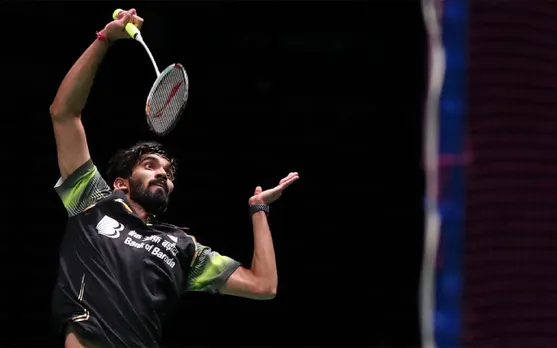 Kidambi Srikanth at Sudirman Cup 2021. (Photo via Getty Images)