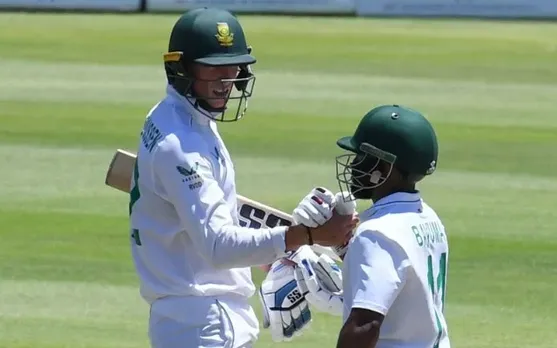 Rassie van der Dussen and Temba Bavuma.