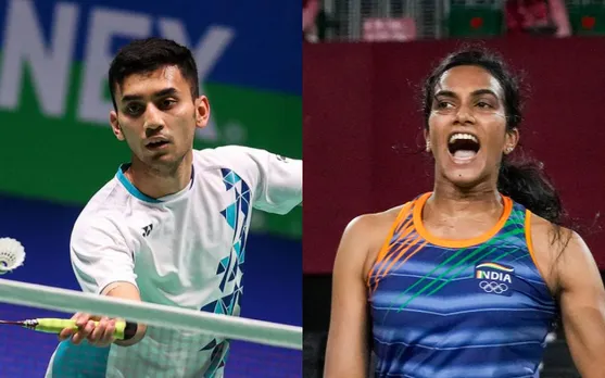 Lakshya Sen and PV Sindhu. (Photo Source: Twitter)