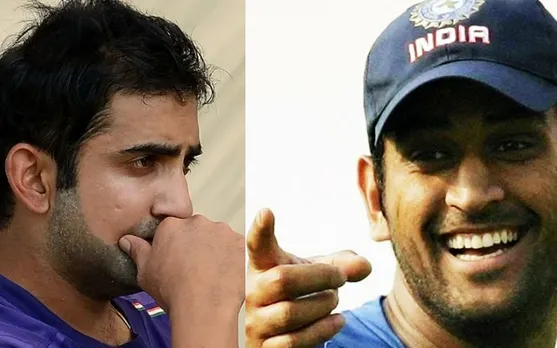 गंभीर धोनी GAUTAM GAMBHIR, MS DHONI & (image source: twitter)