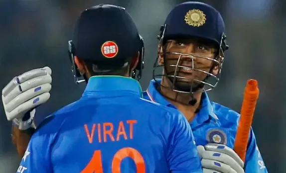 Virat Kohli and MS Dhoni in Asia Cup 2016 (Image Source: Twitter)