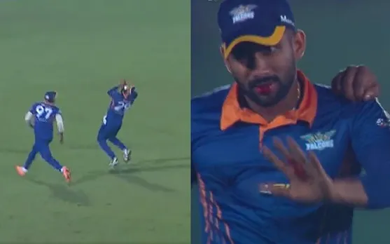 करुणारत्ने Lanka Premiere League Chamika Karunaratne broke 4 teeth while taking a catch
