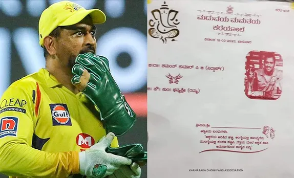 MS Dhoni: (Image Source: Twitter)