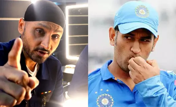 Harbhajan Singh and MS Dhoni