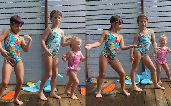 David Warner’s children dancing. (Photo Source: Instagram)