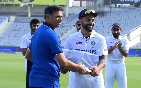 Virat Kohli with Rahul Dravid (Photo source: Disney+Hotstar)