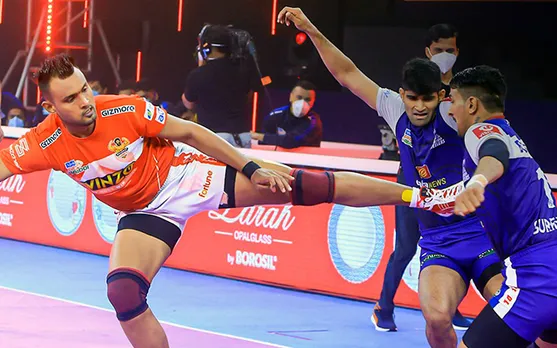 Gujarat Giants vs Haryana Steelers. (Photo Source: Twitter)