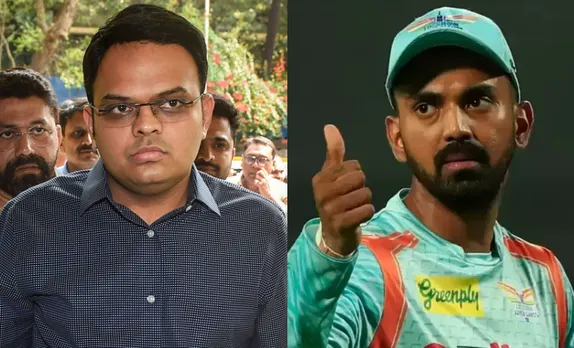 Jay Shah and KL Rahul (Image Source: Twitter)