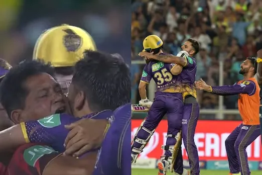 रिंकू की मैच विनिंग पारी के बाद गले लगाते हुए रो पड़े KKR कोच चंद्रकांत पंडित, वीडियो हुआ वायरल