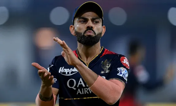 Virat Kohli during LSG vs RCB, IPL 2023 (Image Source: Twitter)