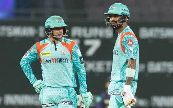 Quinton de Kock and KL Rahul. (Photo Source: IPL/BCCI)