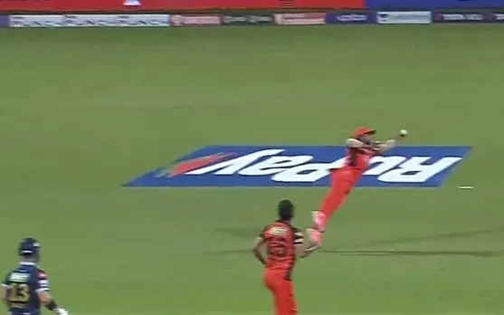 Rahul Tripathi catch. (Photo Source: Twitter)