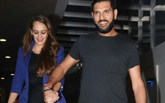 Yuvraj Singh and Hazel Keech. (Photo Source: Twitter)