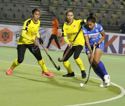Indian women hockey team in action. (Photo Source: Twitter)