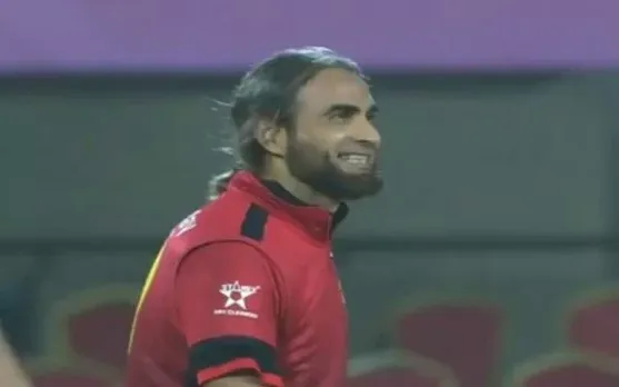 Imran Tahir v India Maharajas. (Photo Source: Sony Sports)