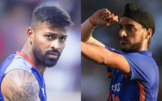 हार्दिक पांडया भारत की प्लेइंग XI Hardik Pandya and arshdeep singh. (Photo Source: Twitter)