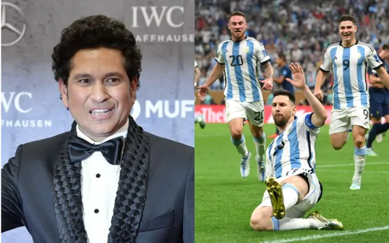 सचिन तेंदुलकर Sachin Tendulkar messi ( Image Credit: Twitter)