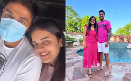 Suryakumar Yadav and Devisha (Image Source: Instagram)