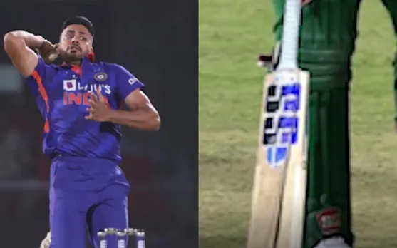 IND vs SA: आवेश खान की खतरनाक गेंद पर डुसेन के बल्ले के हुए दो टुकड़े
